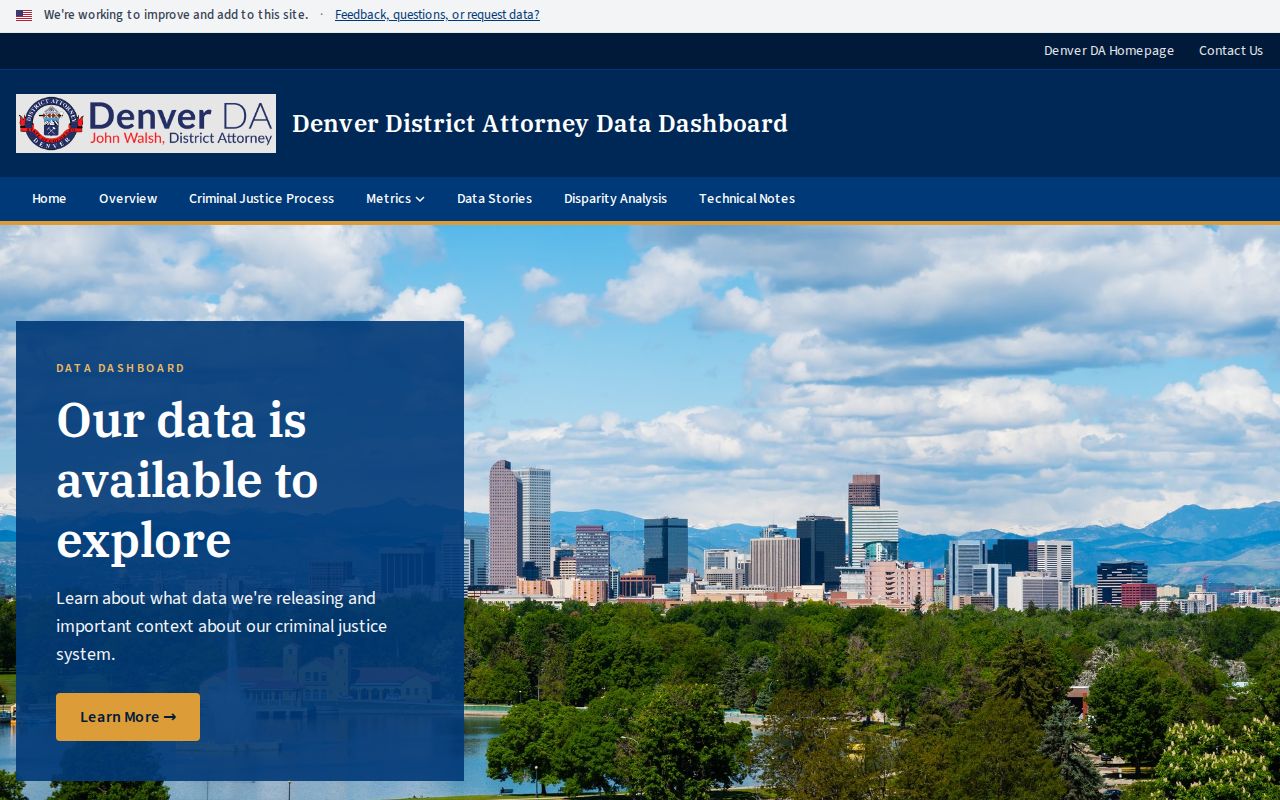 Denver County criminal court records prosecution data dashboard