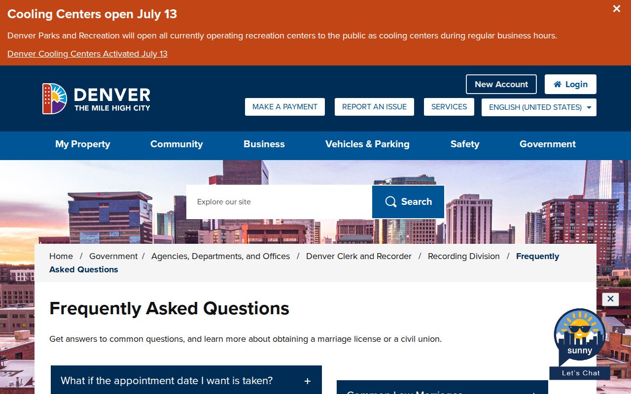Denver County marriage records certified copy FAQ